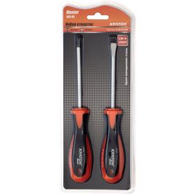 

Набор отверток с двухкомпонентными рукоятками Кратон Master SSS-05, 2 пр., блистер