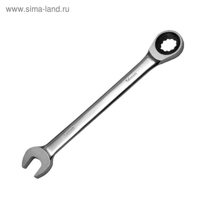 Ключ комбинированный с трещоточным механизмом Кратон 19 мм