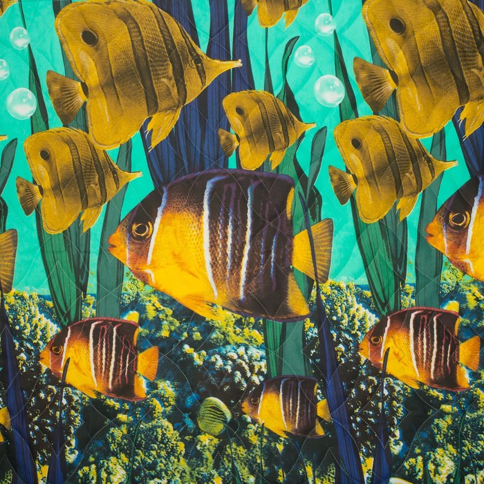 Покрывало Миранда, рисунок «Океан», размер 100х150 см, поликоттон