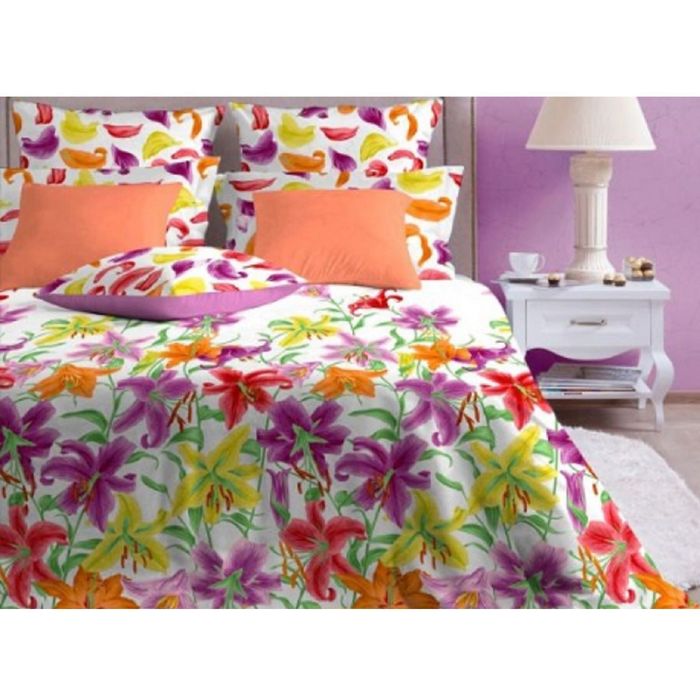 Постельное бельё «Лион/1» 1,5 сп., размер 156х220, 140х205, 70х70-2 шт., бязь 142 г/м²