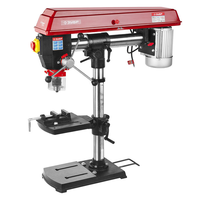 Станок сверлильный "ЗУБР" ЗСС-550, 550 Вт, 470-3030 об/мин, ход 100 мм, патрон 16 мм