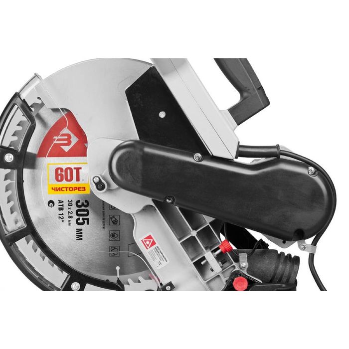 Пила торцовочная "ЗУБР" ЗПТ-305-1800 ПЛР, с протяжкой, 1800 Вт, 4200 об/мин, 305х30 мм