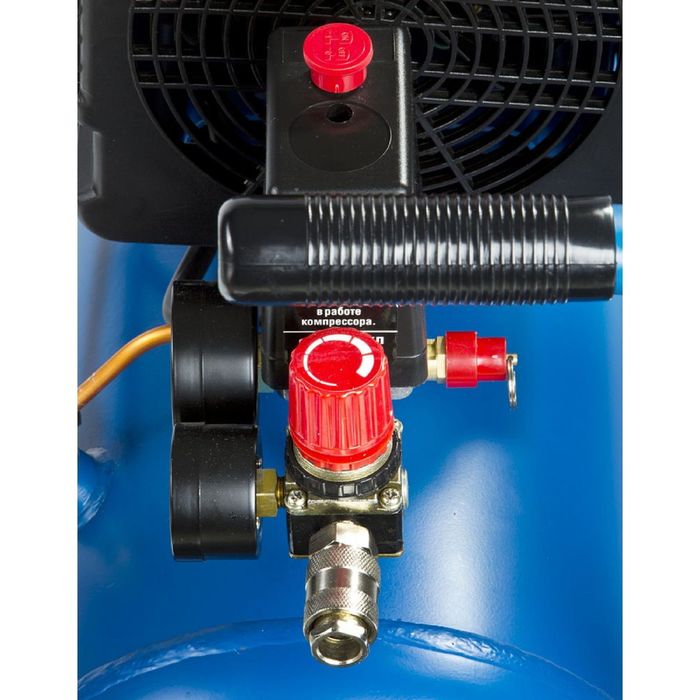 Компрессор "ЗУБР" ЗКП-230-24-2.5, воздушный, поршневой, безмасляный, 24л, 8Атм, 2500Вт, 220В