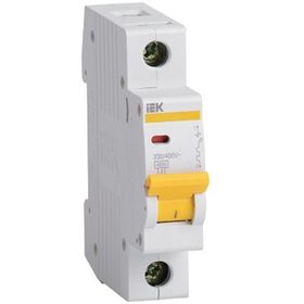 Выключатель автоматический IEK, однополюсный, C 80 А, ВА 47-100, 10 кА, MVA40-1-080-C от Сима-ленд