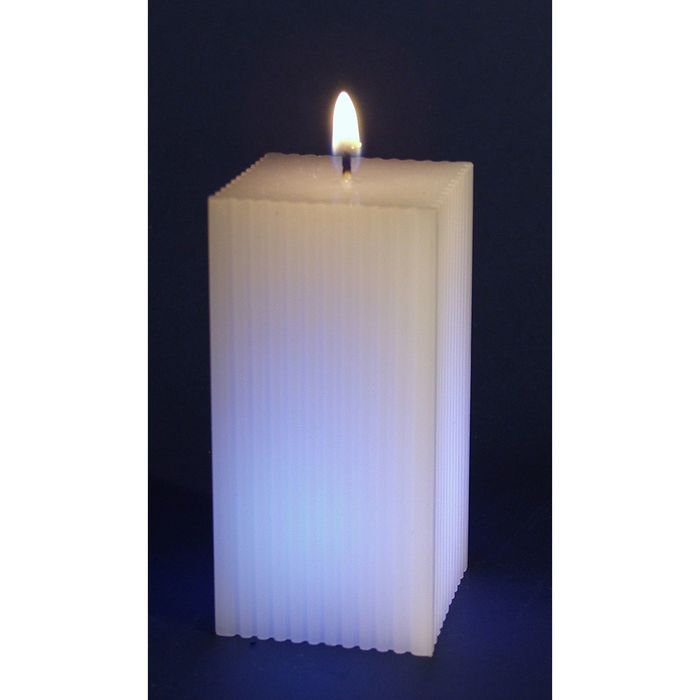 свеча мигающая "Параллелепипед граненный"