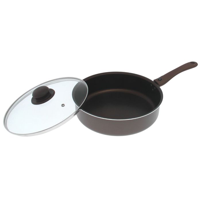 Сотейник d=26 см Compliment, стеклянная крышка