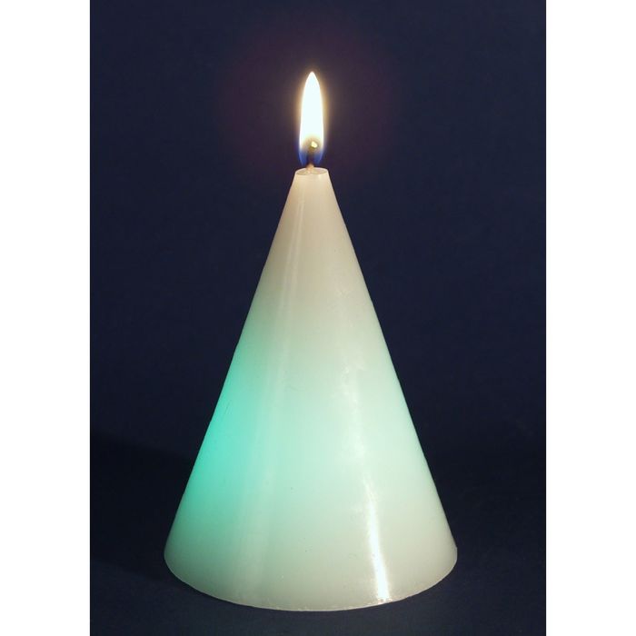 свеча мигающая "Конус"