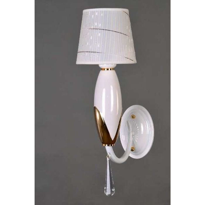 Бра "Натали" 1 лампа 60W Е27 белый 23х40 см