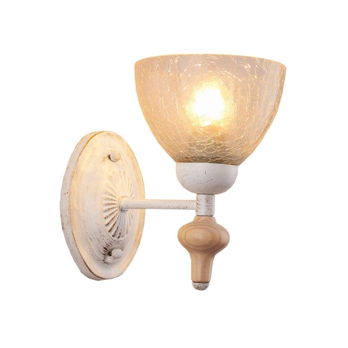 Бра кантри "Палермо" 1 лампа 60W Е27 слоновая кость 24,5 см