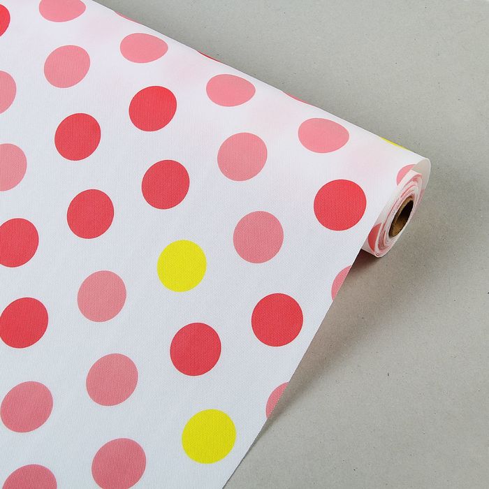 Коврик противоскользящий 30х300 см "Горох", цвет МИКС