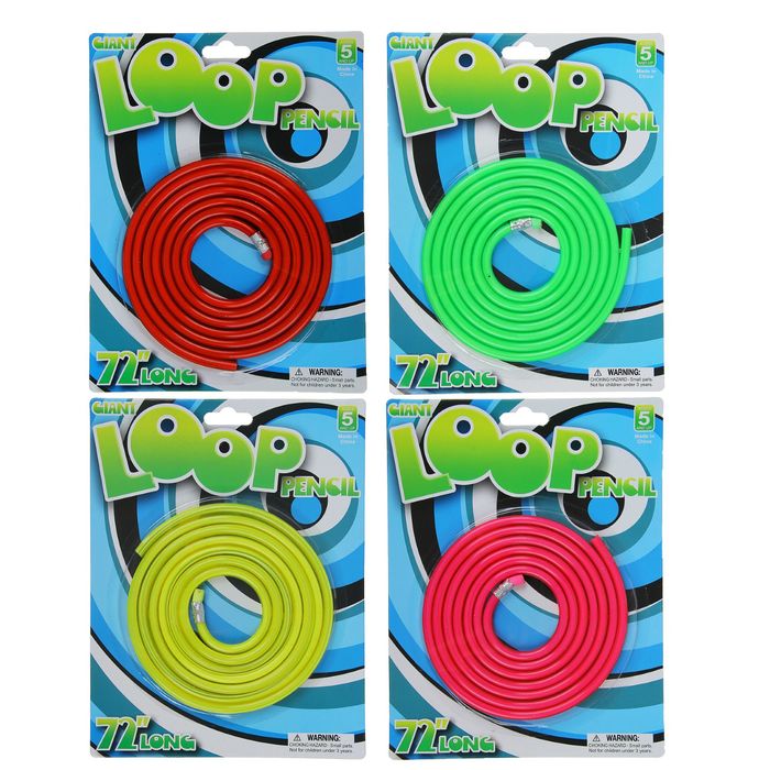 Карандаш ч/г Гнущийся с ластиком 1,8метра МИКС 649390