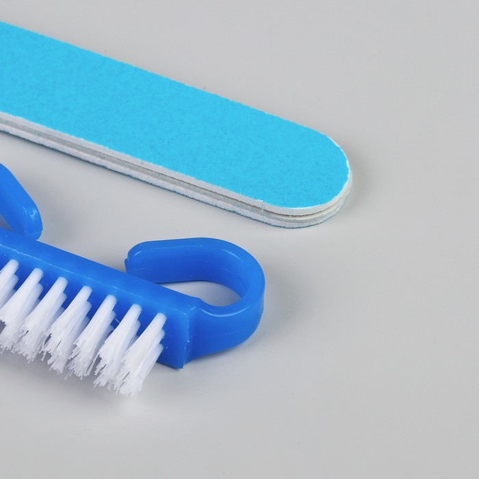 Набор маникюрный, 4 предмета, цвет МИКС