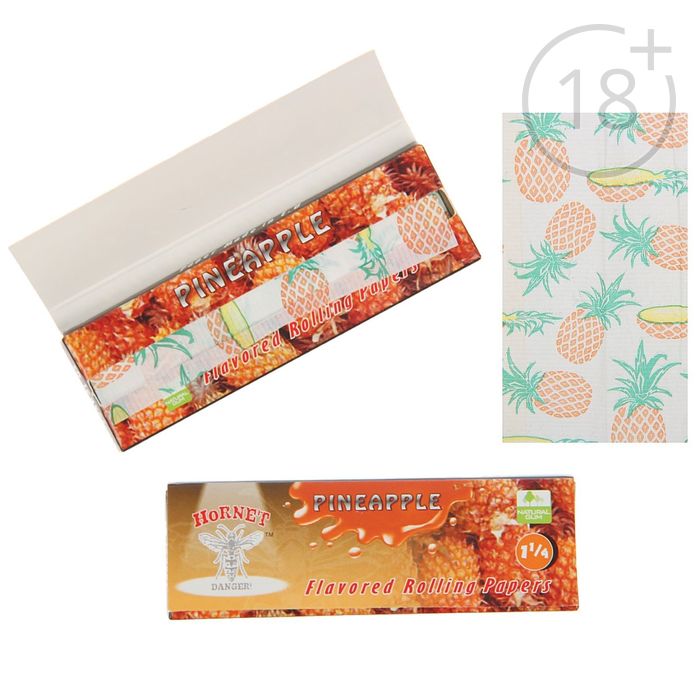 Бумага для самокруток с ароматом ананаса, 4 × 7 см, набор 50 шт.