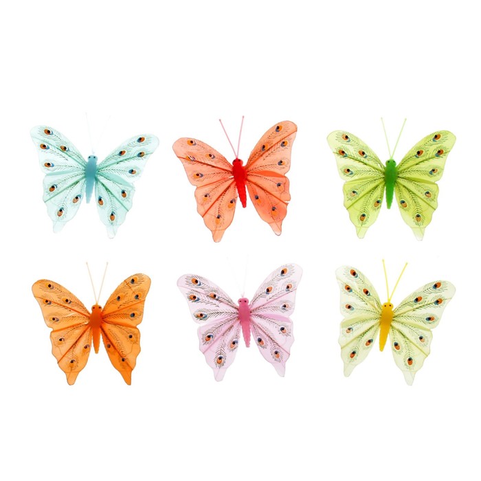 Магнит бабочка "Павлиний глаз", МИКС