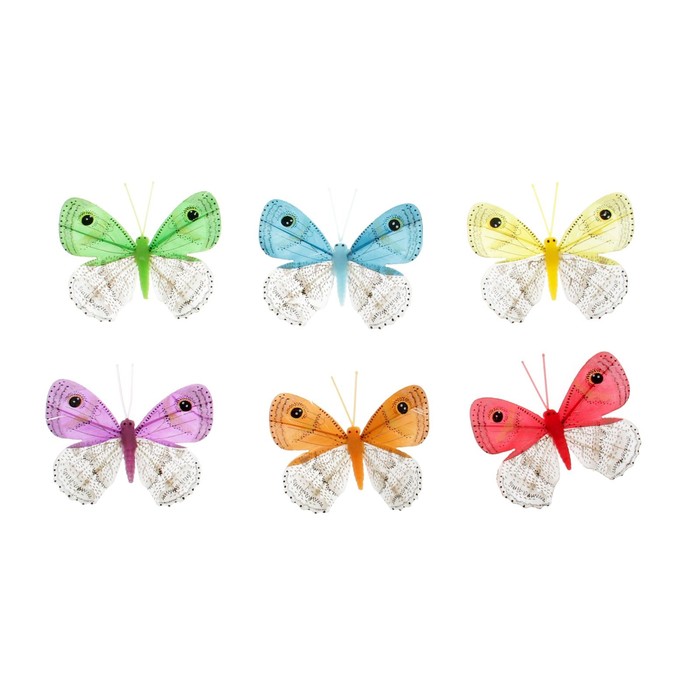Магнит бабочка "Воздушная", МИКС