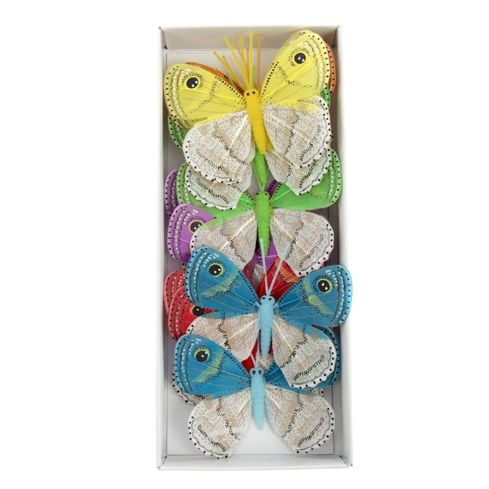 Магнит бабочка "Воздушная", МИКС