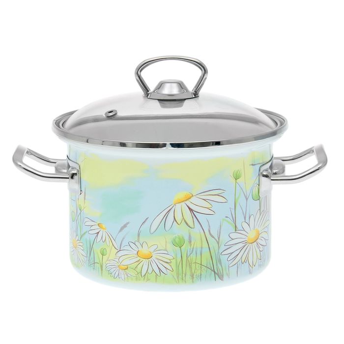 Кастрюля цилиндрическая 2 л "Нежность"