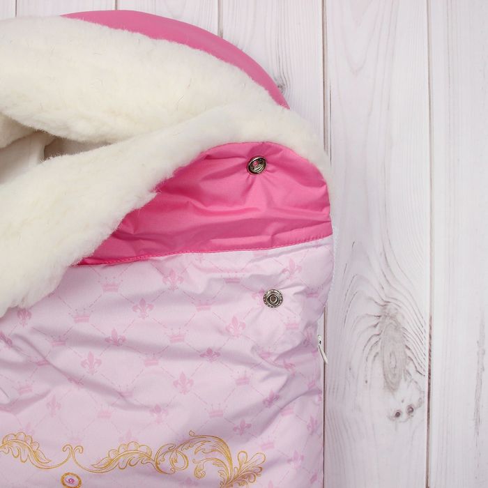 Конверт Зима Крошка Я "Принцесса" рост 50-62 см (18-20), 0-3 мес