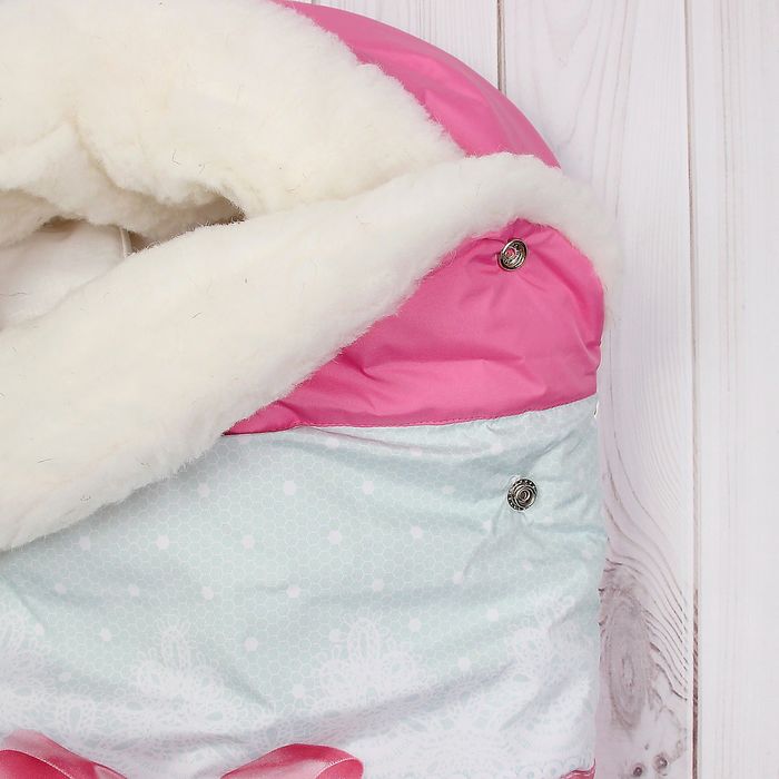 Конверт Зима Крошка Я "Цветы", мят, рост 50-62 см (18-20), 0-3 мес