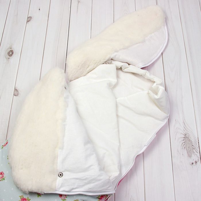 Конверт Зима Крошка Я "Цветы", мят, рост 50-62 см (18-20), 0-3 мес