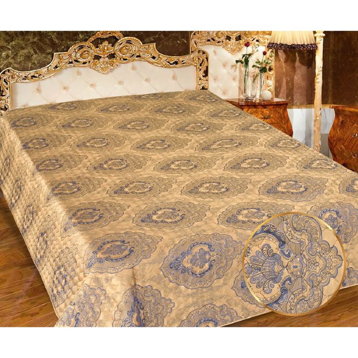 Покрывало Marianna ИМА рис 216-1 200х220 см, жаккард-атлас, пэ100%, 107 гр/м