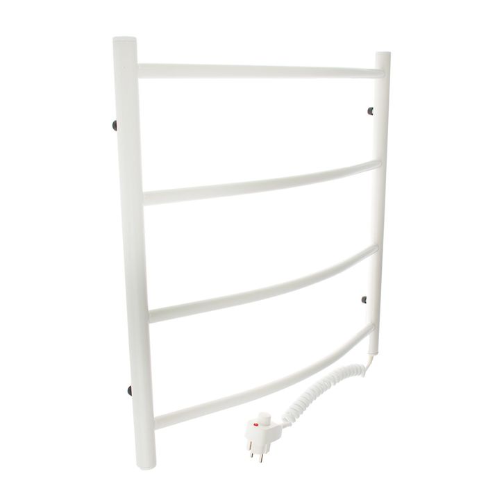 Электрополотенцесушитель "Ларис Классик ЧК П4", 500х500 мм, 66 Вт, правый, цвет белый