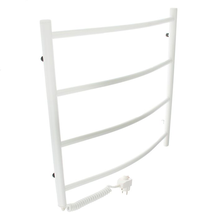 Электрополотенцесушитель "Ларис Классик ЧК П4", 500х500 мм, 66 Вт, левый, цвет белый