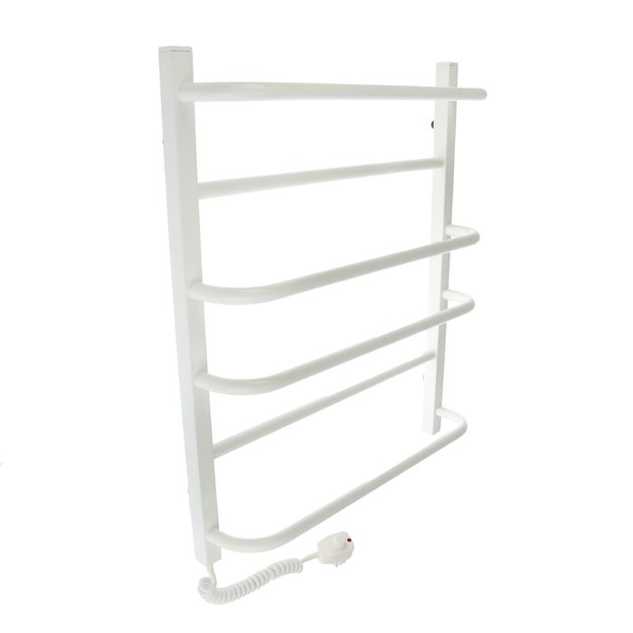 Электрополотенцесушитель "Ларис Комфорт ЧК П6", 500х600 мм, 106 Вт, левый, цвет белый