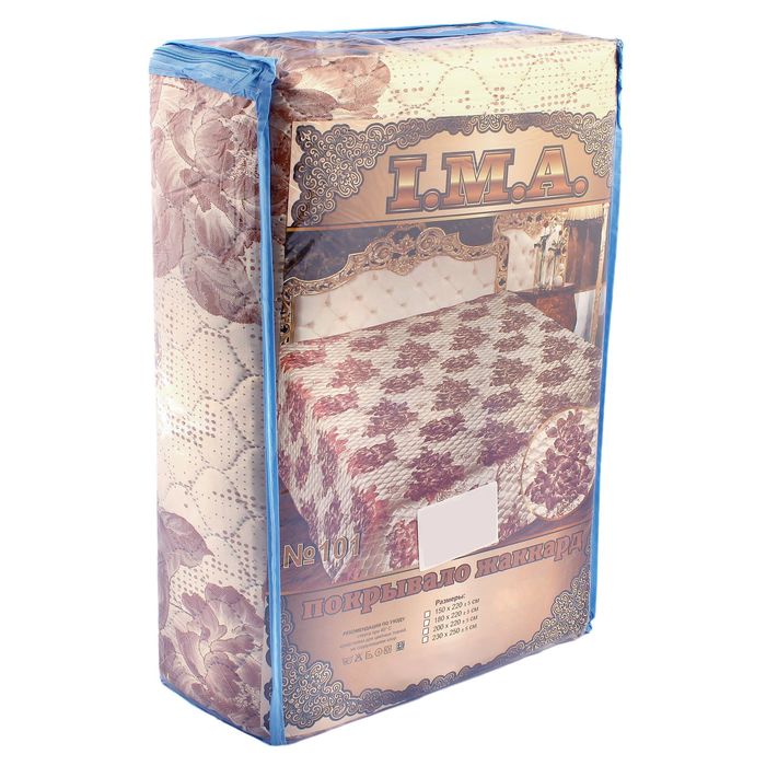 Покрывало Marianna ИМА рис 101 150х220 см, жаккард-атлас, пэ100%, 107 гр/м