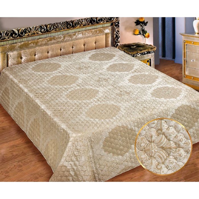 Покрывало Marianna ИМА рис 215 150х220 см, жаккард-атлас, пэ100%, 107 гр/м