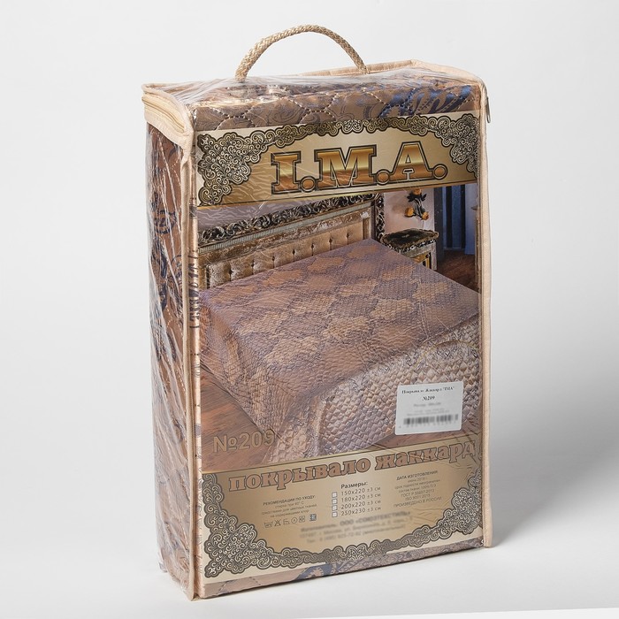 Покрывало Marianna ИМА рис 209 180х220 см, жаккард-атлас, пэ100%, 107 гр/м