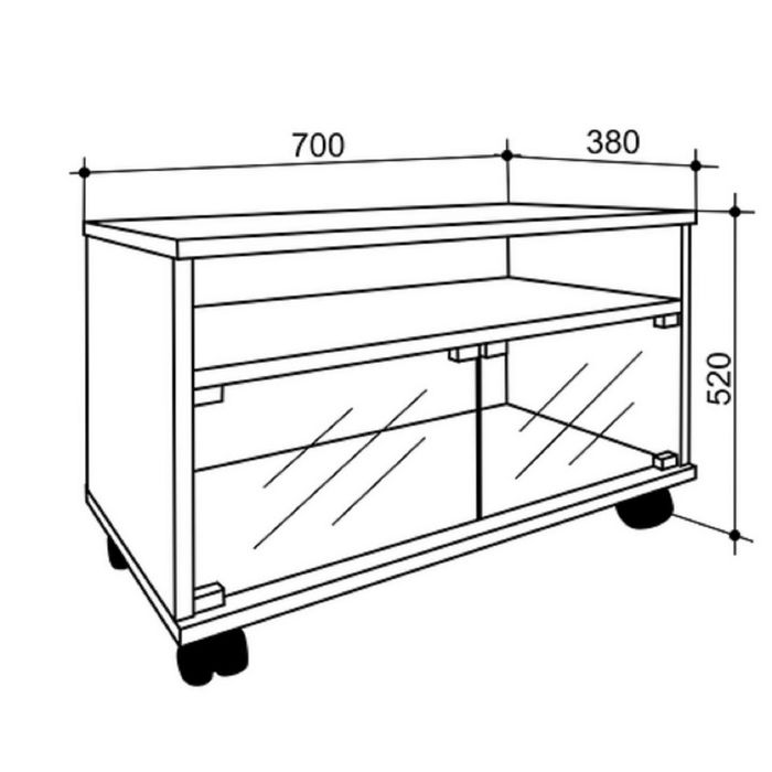 ТВ тумба Мини 1 Венге