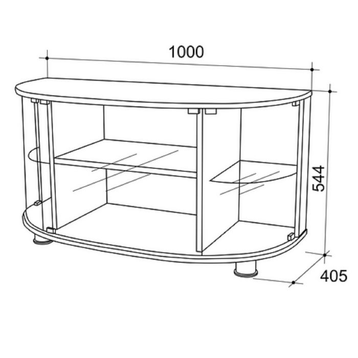 ТВ тумба Нео 3 Дуб млечный