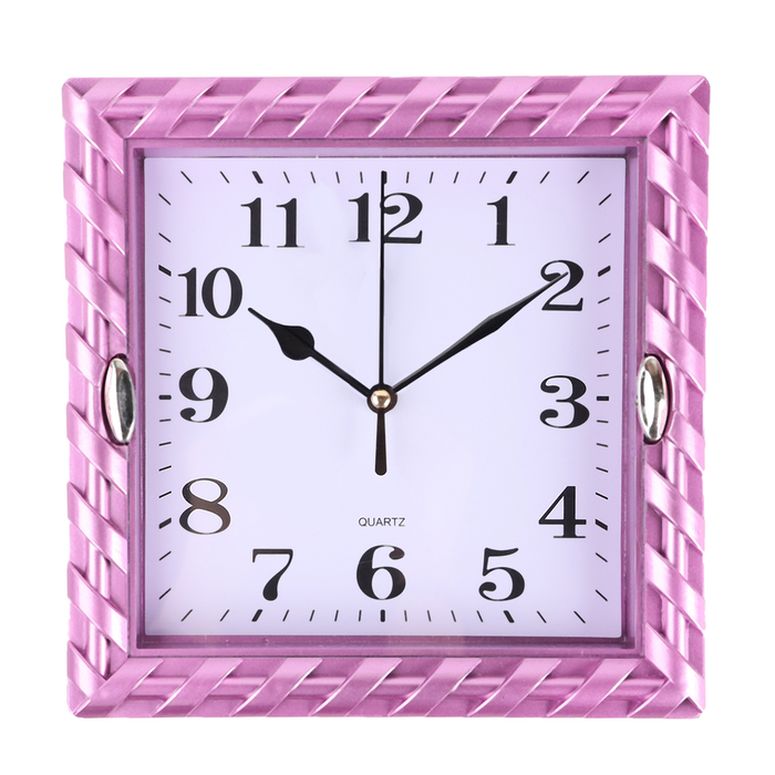 Часы настенные Плетёнка, 22 х 22 см, дискретный ход часы настенные серия интерьер плетёнка дискретный ход циферблат 16 см 20 5 х 20 5 см 2457