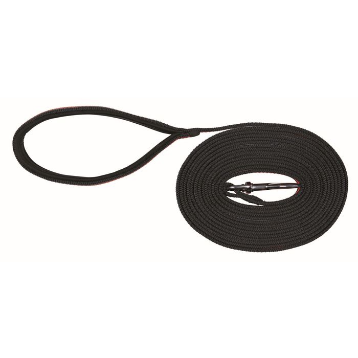 Поводок Trixie, нейлон, 5 м х 1,7 см, черный/оранжевый