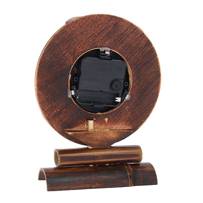 Часы настольные серия Бамбук Полукруги13*20см