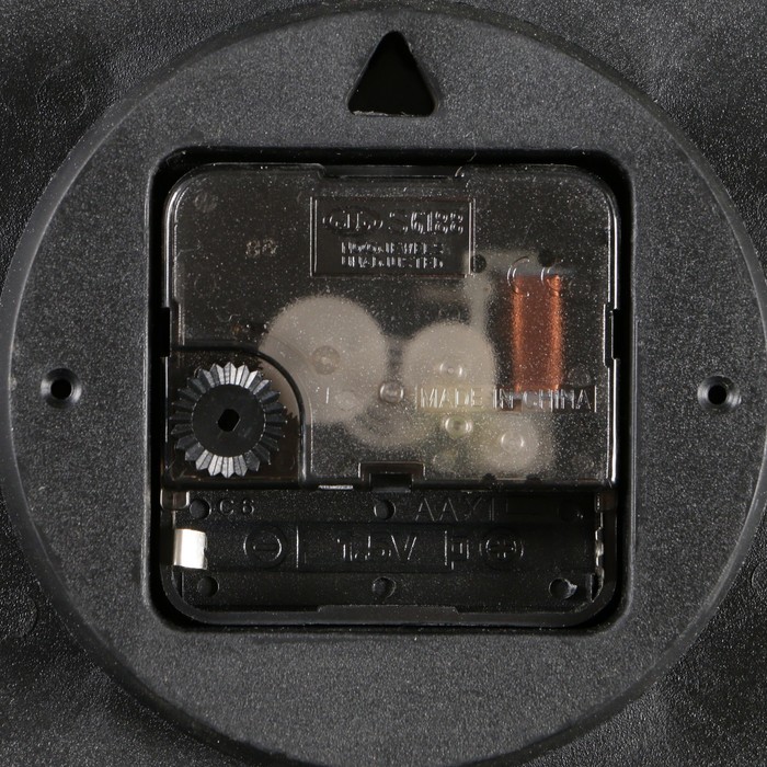 Часы настенные кухонные "Чашка кофейная с блюдцем", с напылением, хром