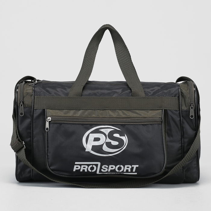 Сумка спортивная на молнии, 1 отдел, цвет хаки