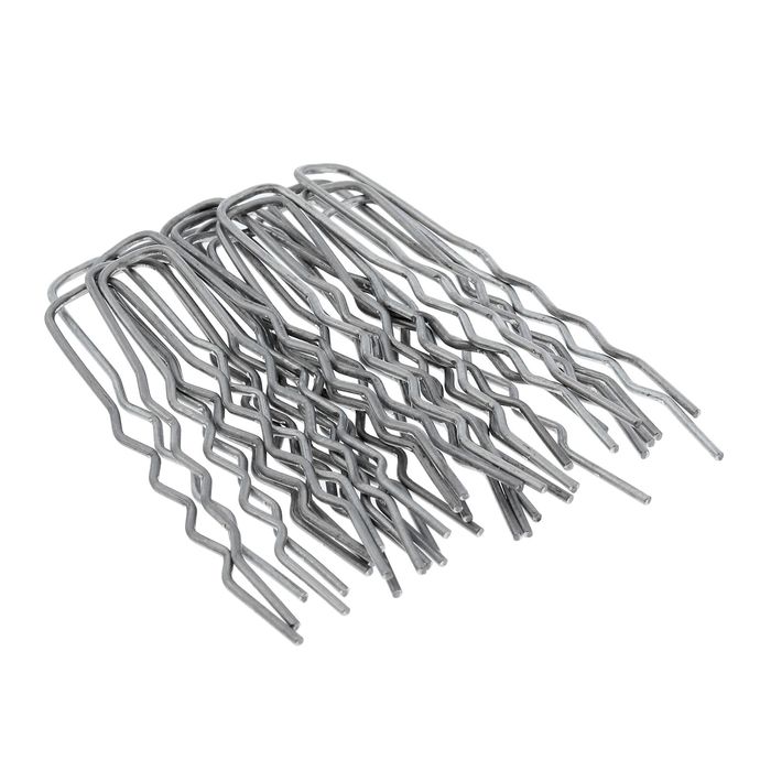 Шпильки для волос "Театральные" хром (набор 20 шт.)