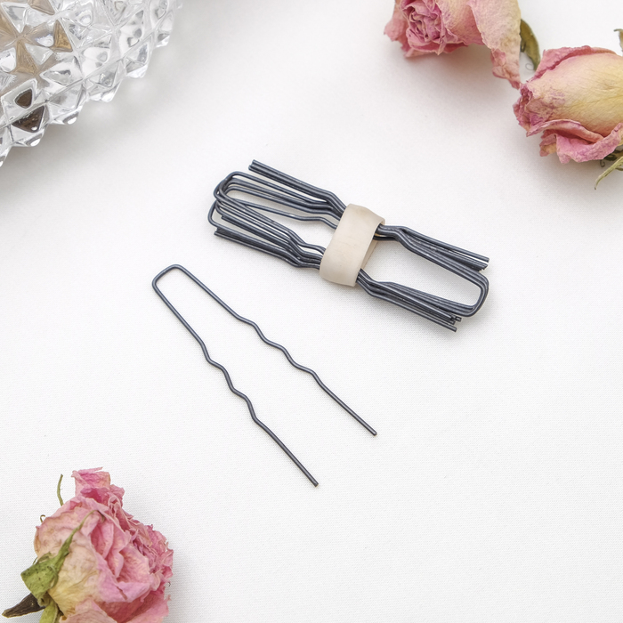 Шпилька для волос "Театральная" чёрная (набор 10 шт.)