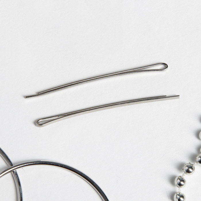 Невидимки для волос "Хром" (набор 100 шт.)