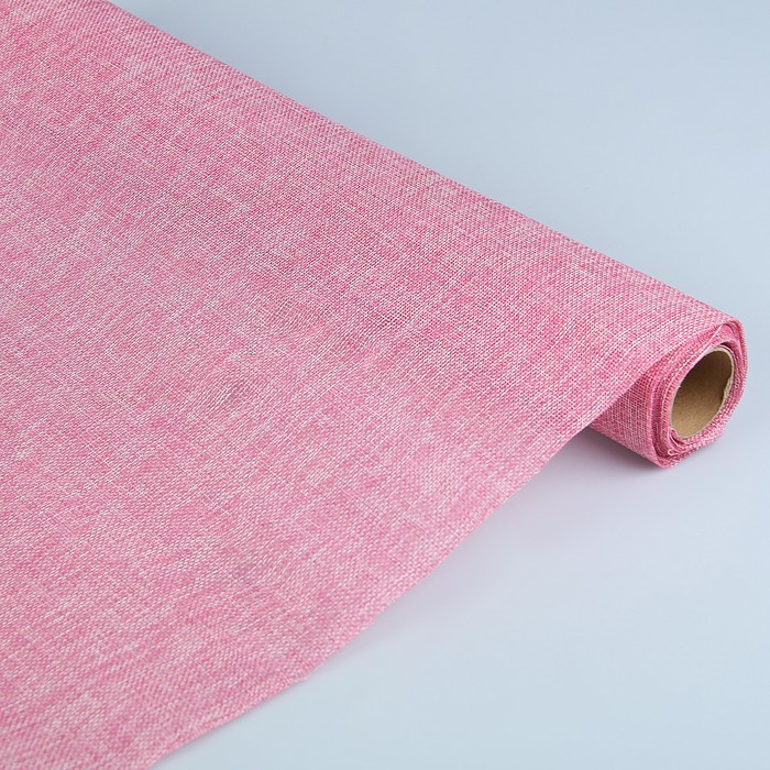 Джут, малиновыый оттенок, 0,5 х 4,5 м