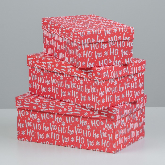 Набор коробок 3в1 "Много шаров", 23 х 16 х 9,5 - 19 х 12 х 6,5 см