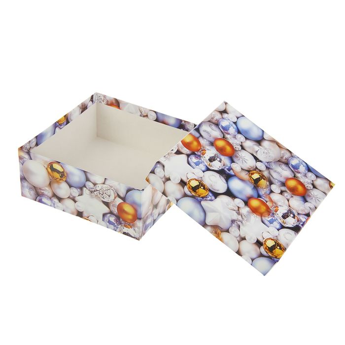 Набор коробок 3в1 "Много шаров", 19 х 19 х 9,5 - 15,5 х 15,5 х 6,5 см