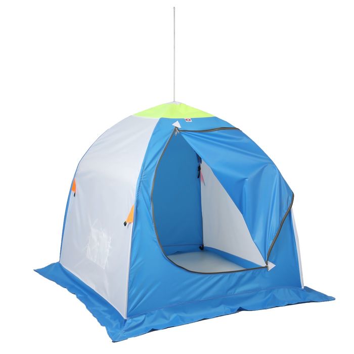 Палатка «Медведь» 1 местная, 4 луча, оксфорд 210, брезент