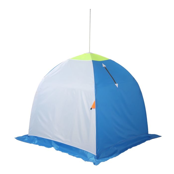 Палатка «Медведь» 1 местная, 4 луча, оксфорд 210, брезент