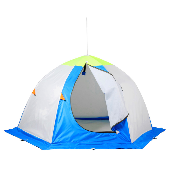 Палатка «Медведь» 3 местная, 6 лучей, трёхслойная термостёжка