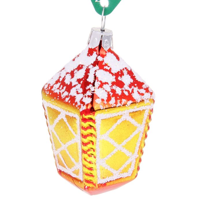 Ёлочная игрушка ручной работы "Фонарик"