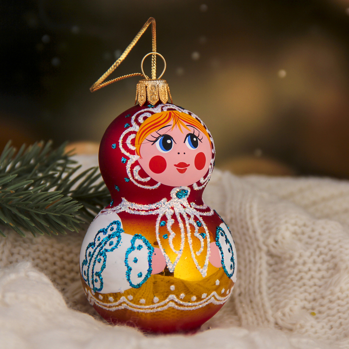 Ёлочная игрушка "Матрёшка звонкая"