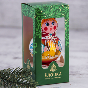 

Ёлочная игрушка "Матрёшка звонкая" 8 см